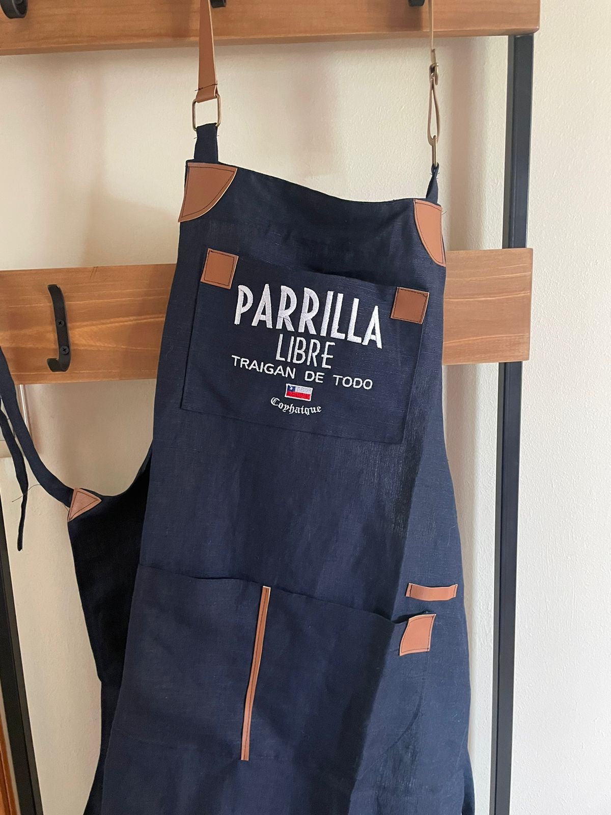 Pechera Mezclilla "Parrilla Libre"
