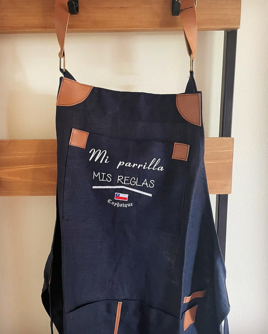 Pechera Tela Mi Parrilla, Mis Reglas