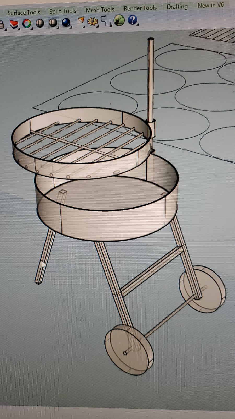 Fogón Stambuk con parrilla